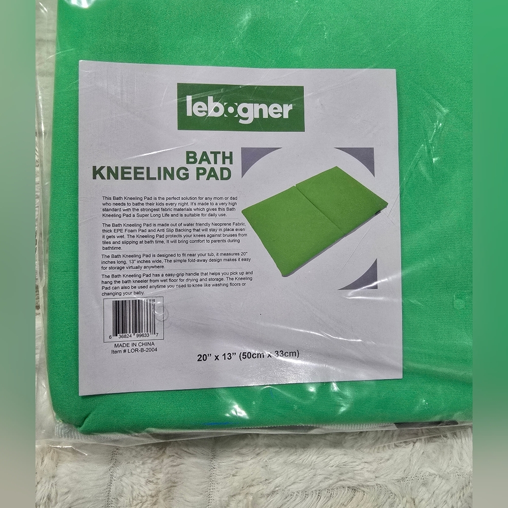 Vibrant Green Bath Kneeling Pad
